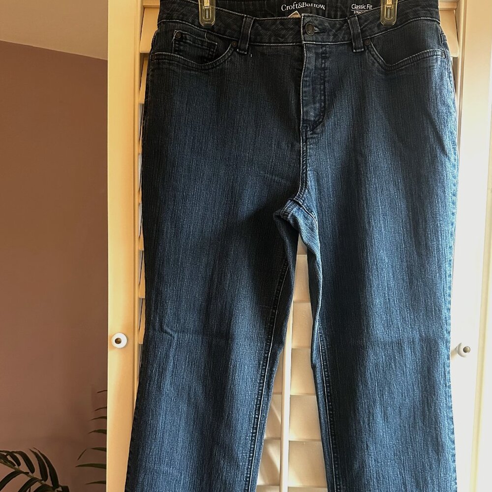 Croft & Barrow Stretch Denim Jeans Women's 14 Reg